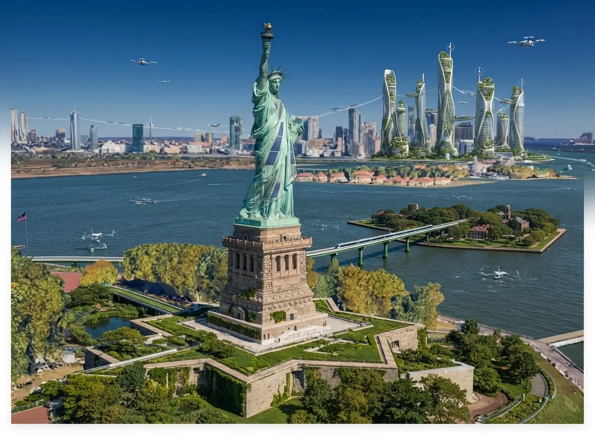 Future place AI Google Earth example